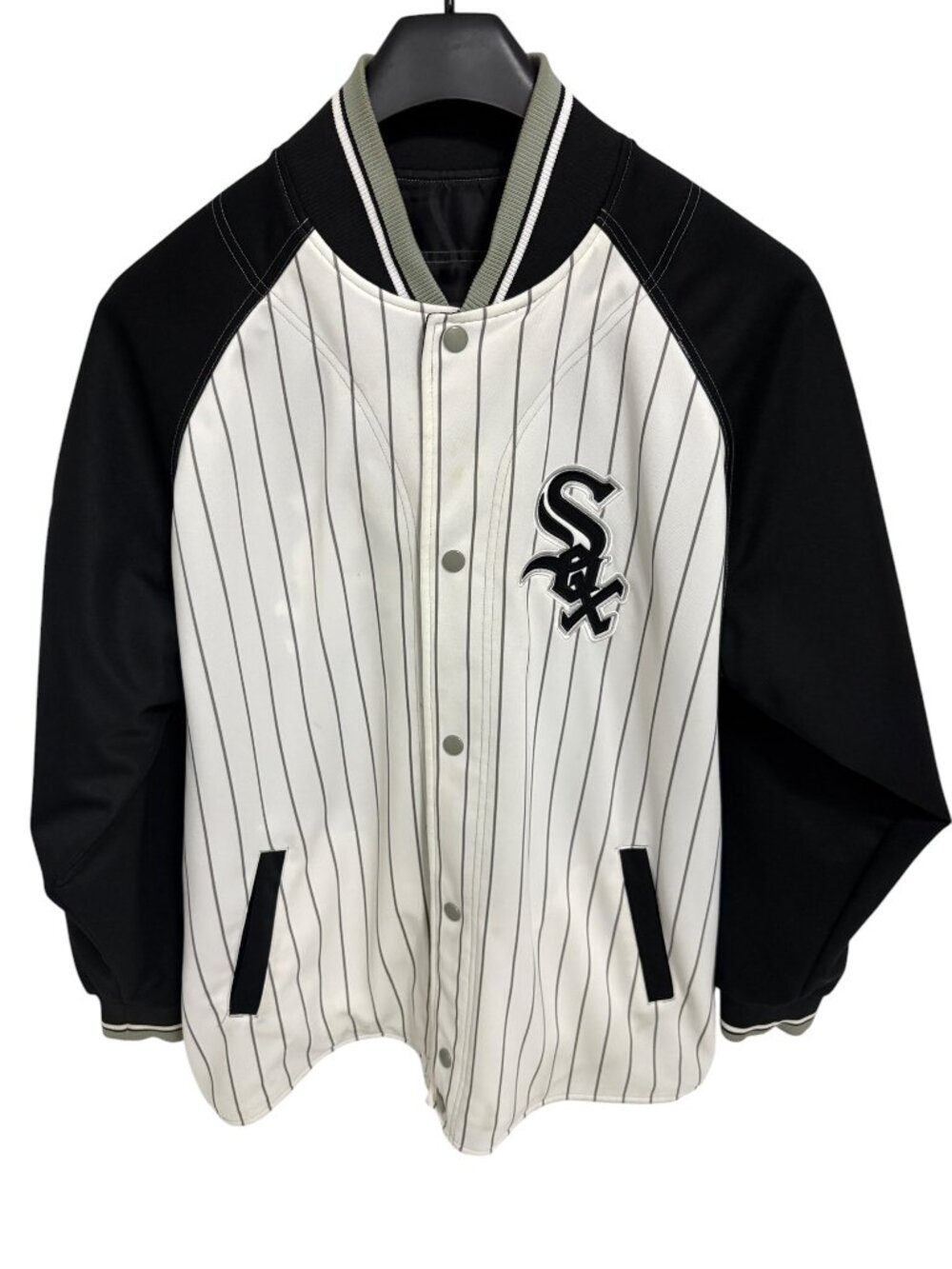 Chicago White Sox Reversable Jacket Mens Size Large Genuine Merchandise